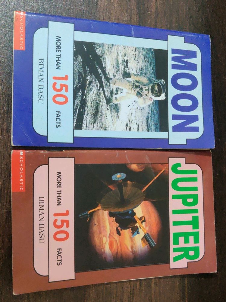 Moon And Jupiter Fact Books - 2