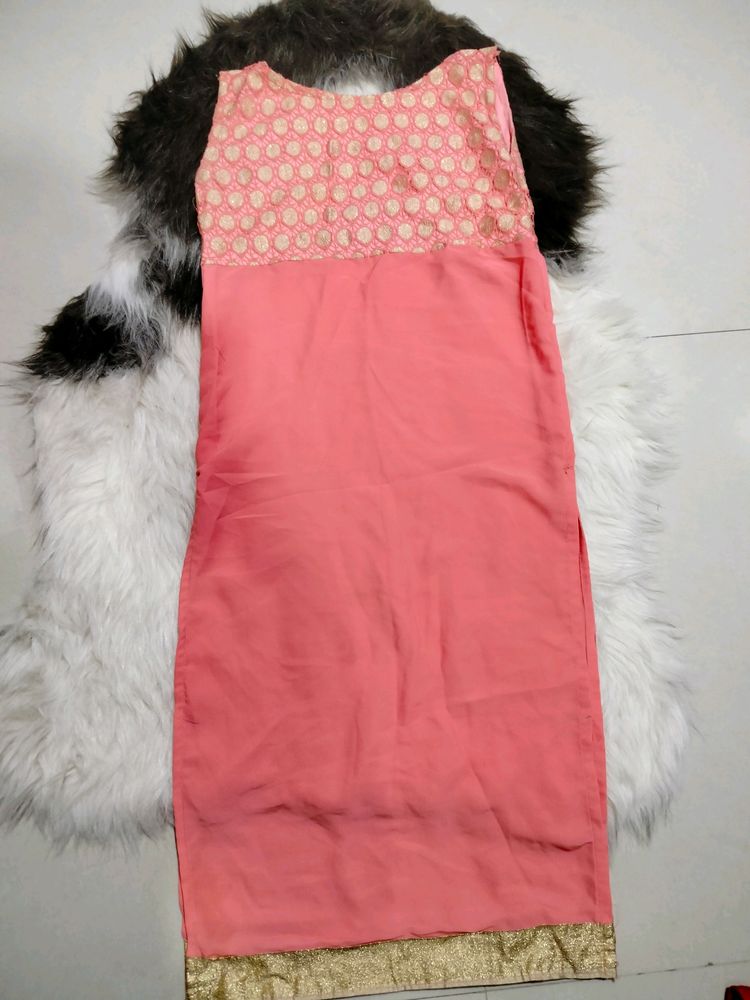 Peach Kurti