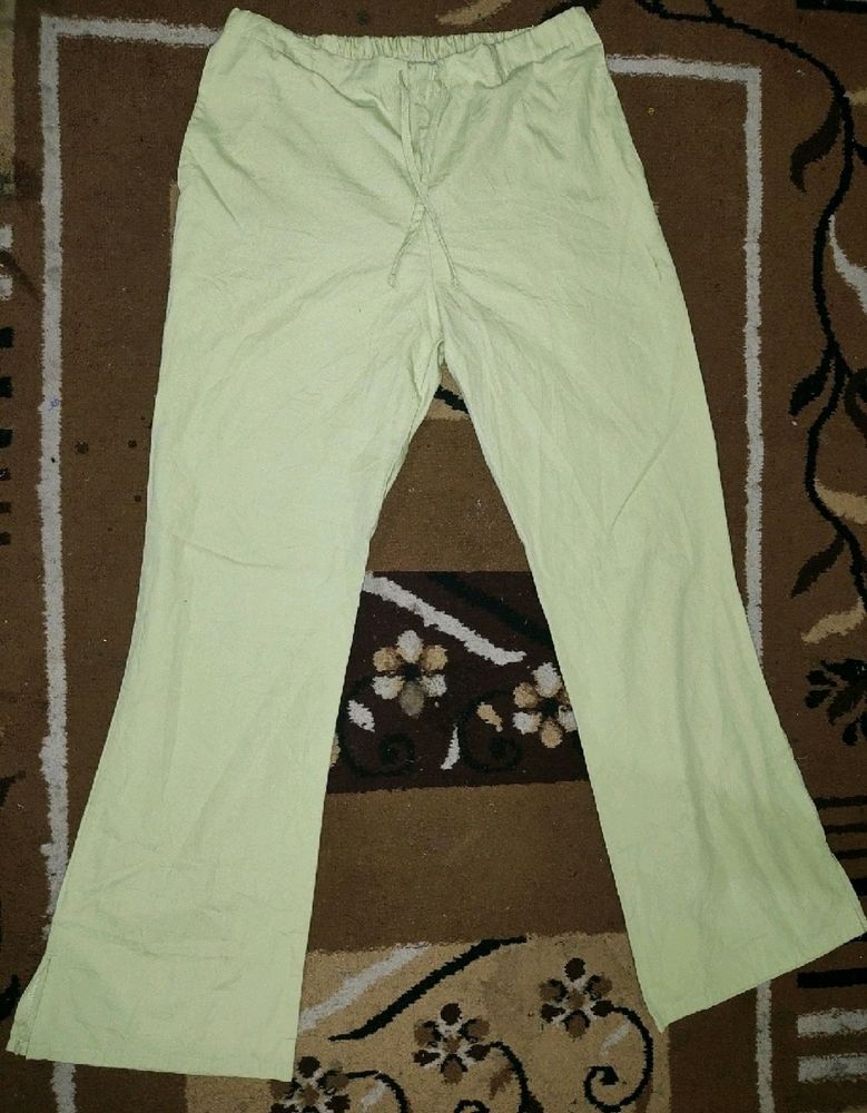 Pista Green Flared Pant