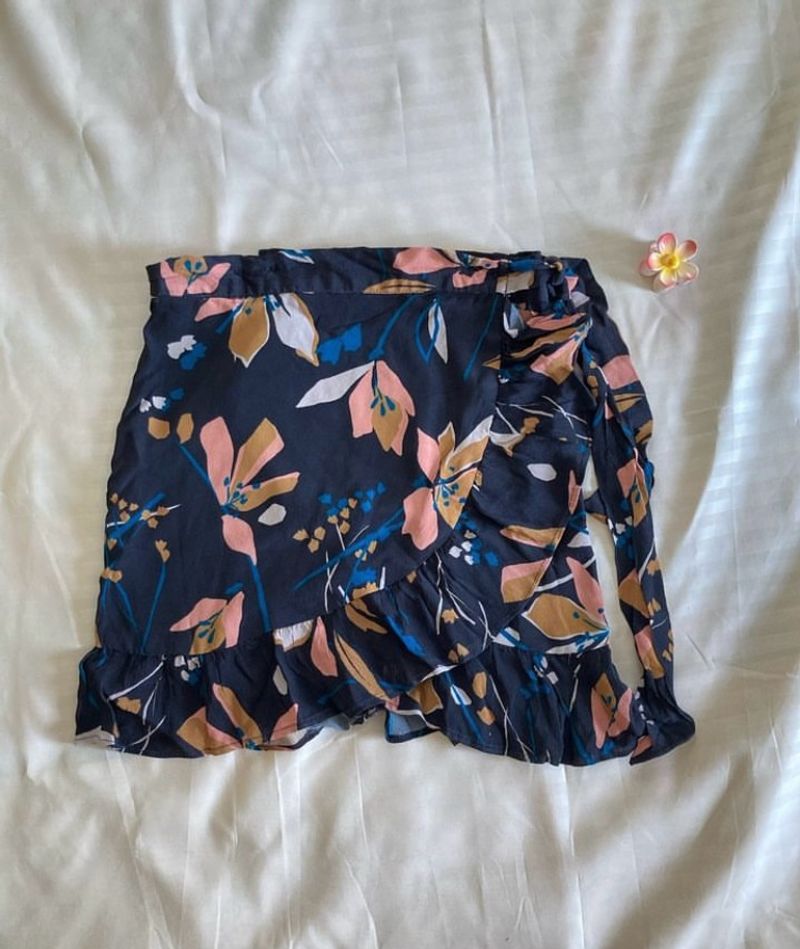 Basata floral Wrap Skirt