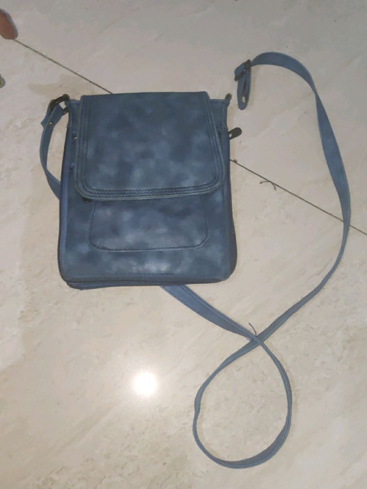 Blue Sling Bag