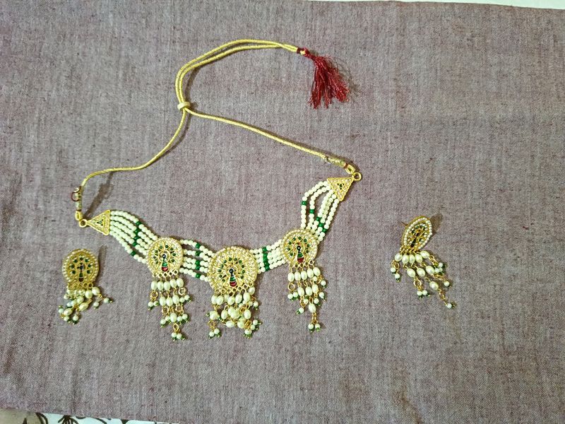 Combo Jewellery Set And Mangalsutra