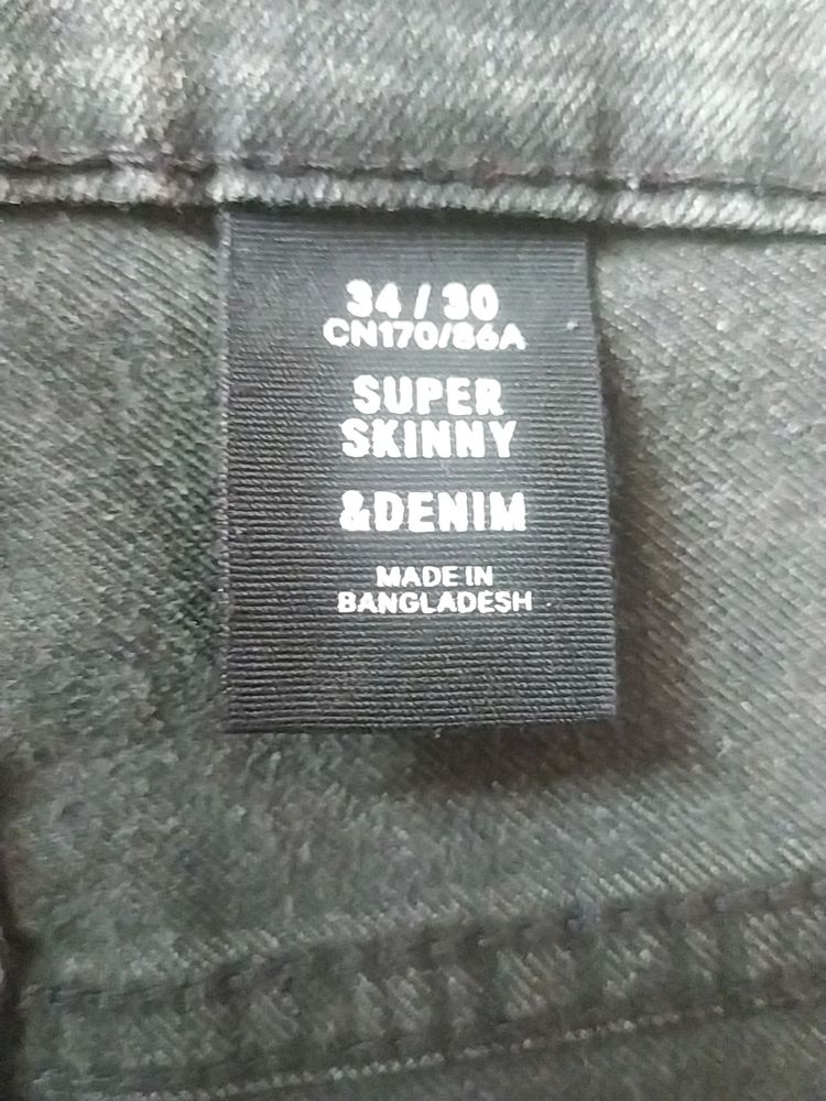 Jeans With 34" Waist And Length 35"