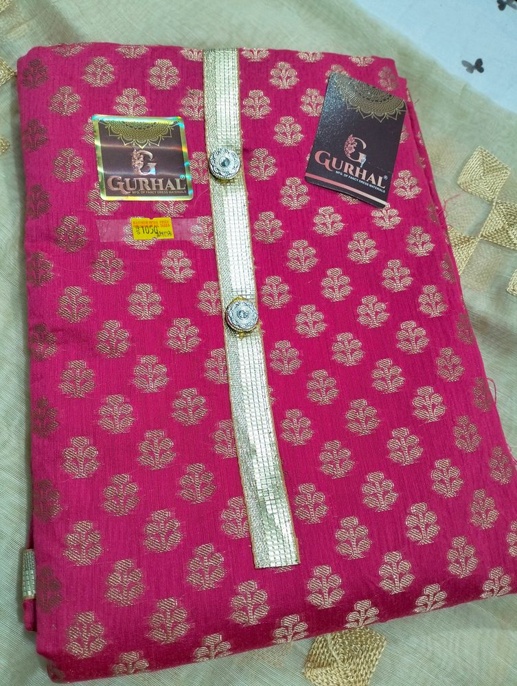 BEAUTIFUL CHANDERI SILK SUIT