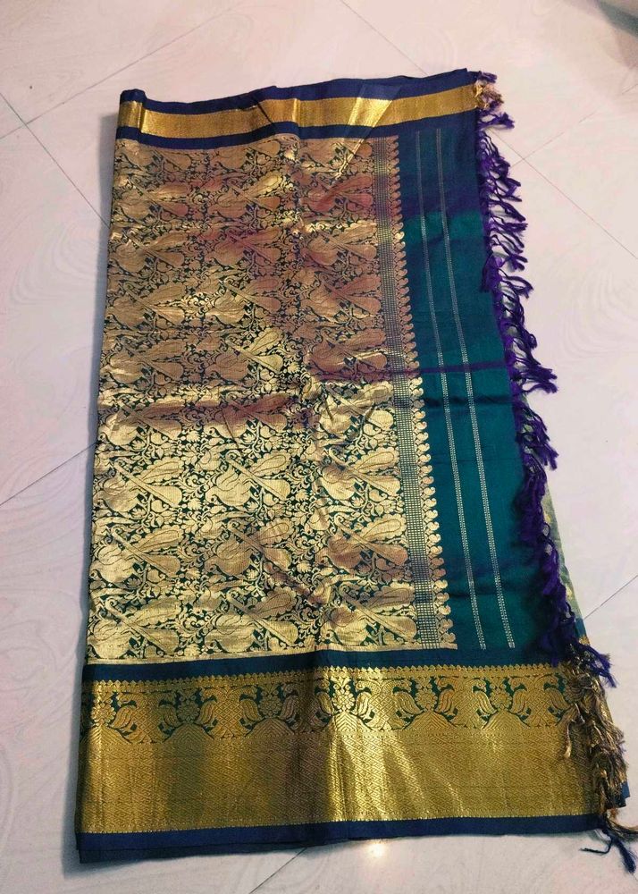 Full Shinning Pure Kanchipattu Saree