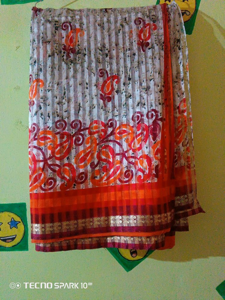 Women Cotton Silk Saree