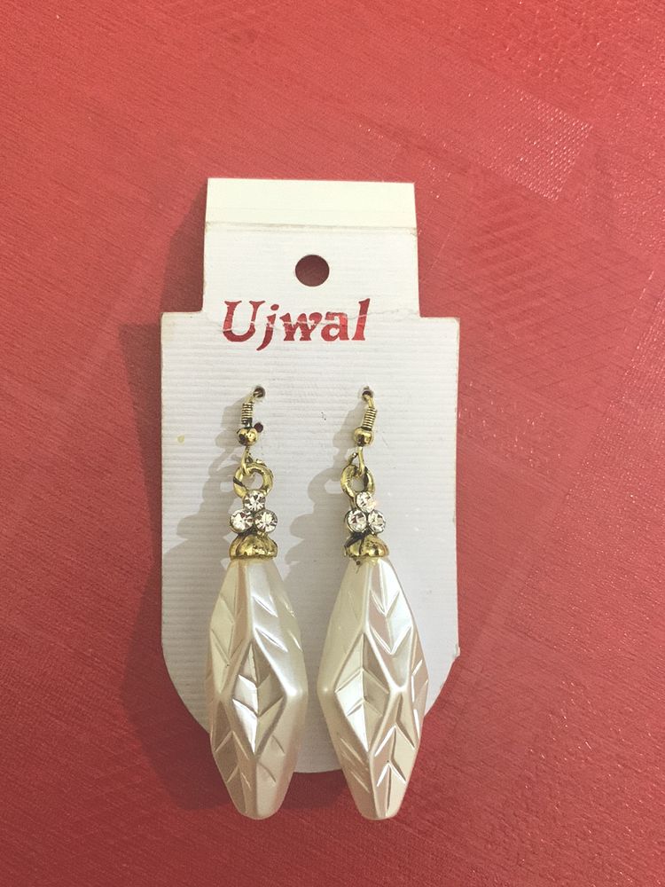 White Earrings