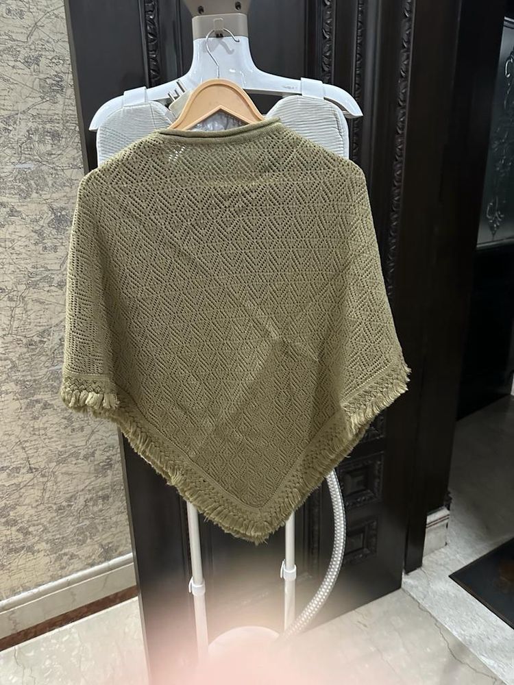 Khaki Color Poncho