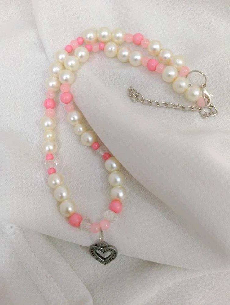 Pink Bead Necklace