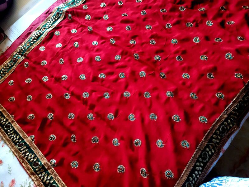 Full Body Embroidery Sari