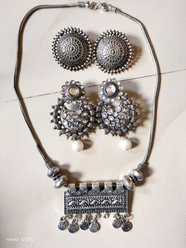 Beautiful Silver Jewellery Set 🤍🤍