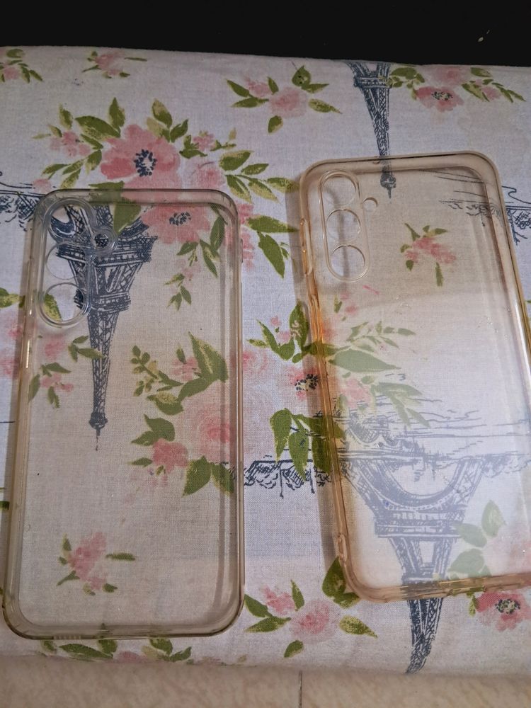 Combo Of 2 Mobile Cases Transparent