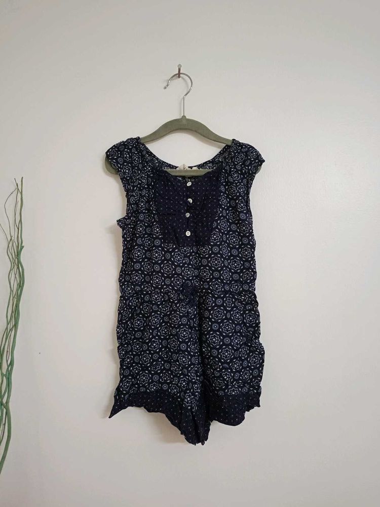 H&M Blue print PlaySuit