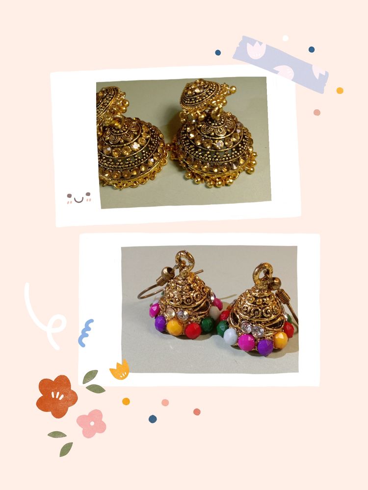 Golden Jhumki Combo