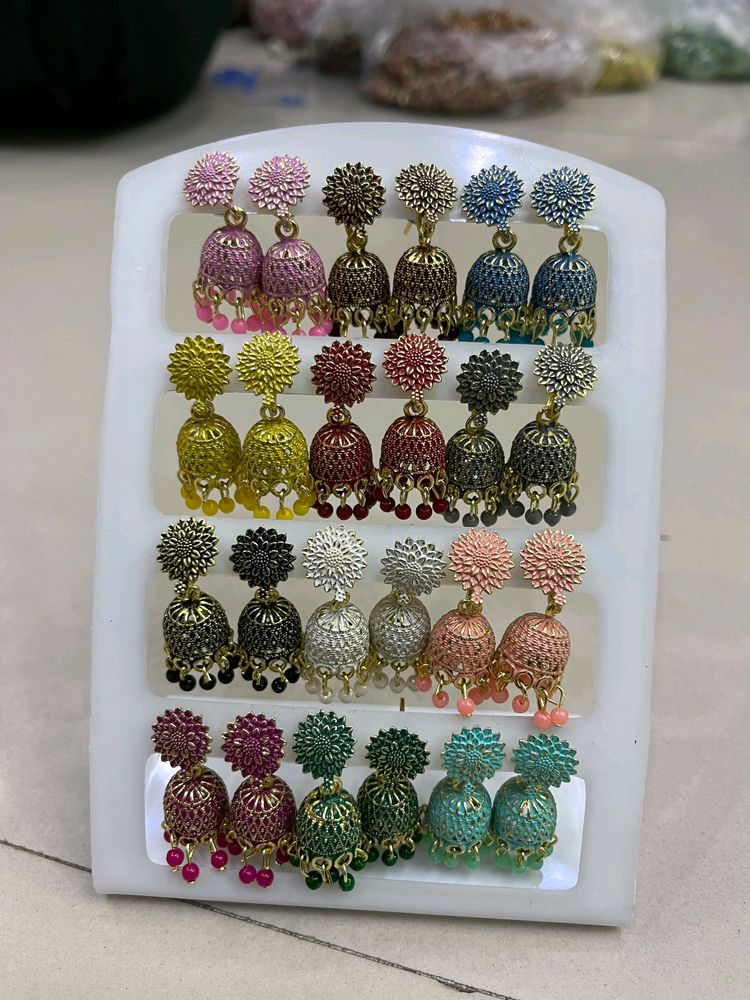 Oxodise Earrings Combo of 12 Colors New