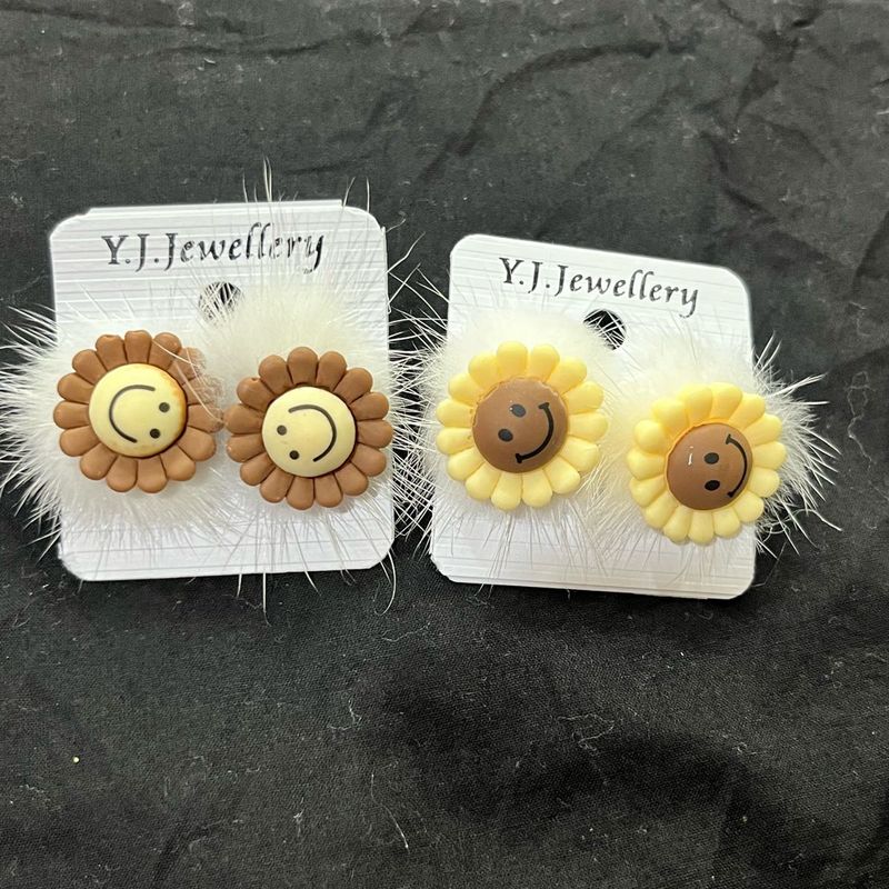 Sunflowers Earrings For Kids