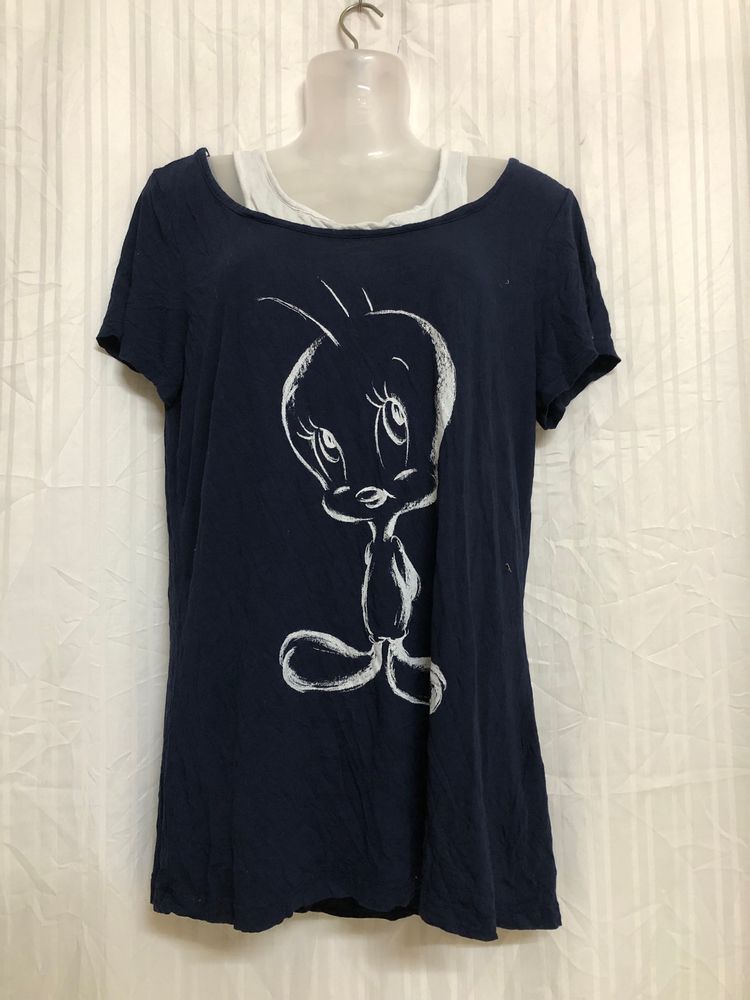 Tweety Short Sleeve Top