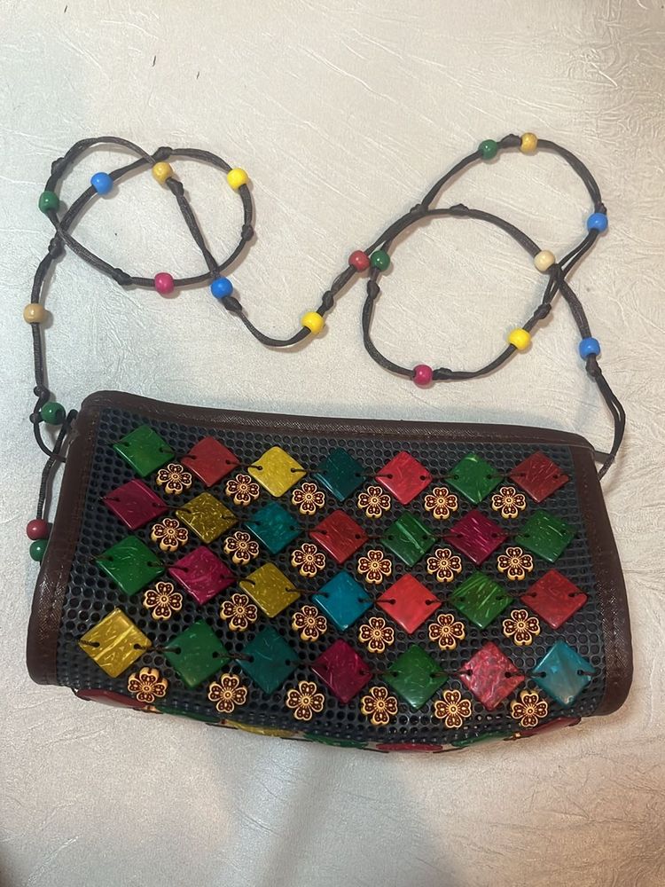 Beaded Sling Bag