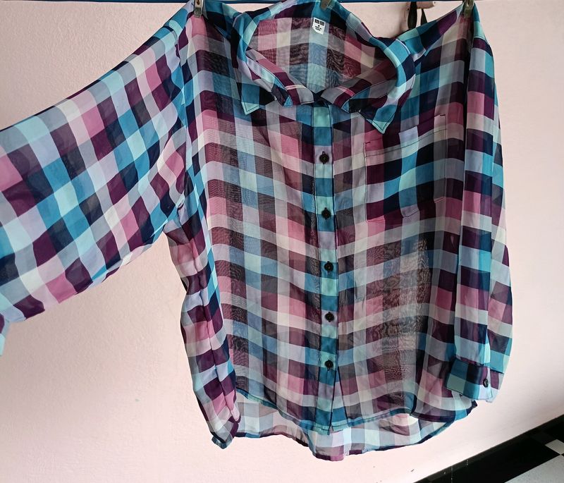 Checks Shirt For Women