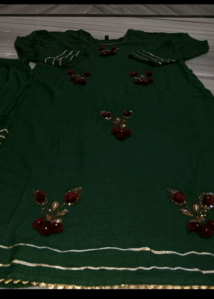 L To XL Size Kurti Shrara Set