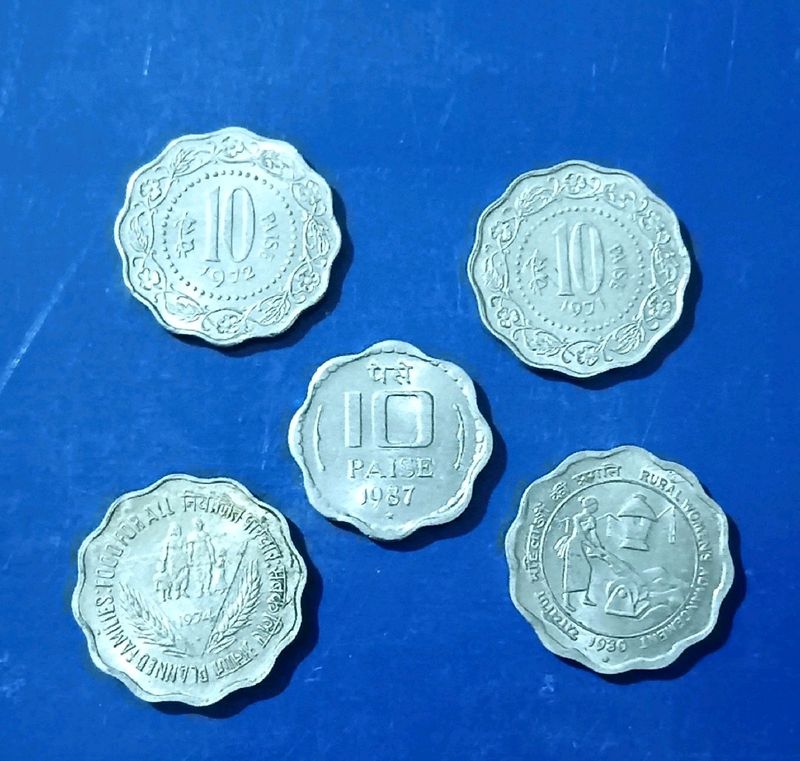 10 Paisa Coins