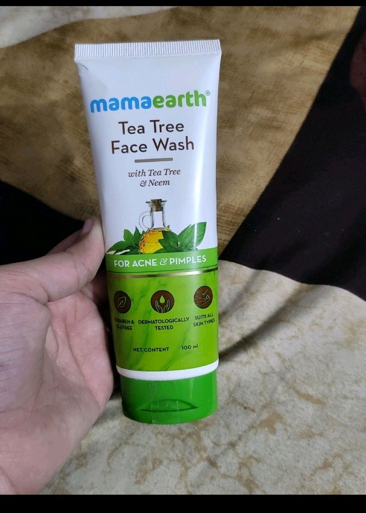 Mamaearth Tee Tree Face Wash Unsealed But It's New