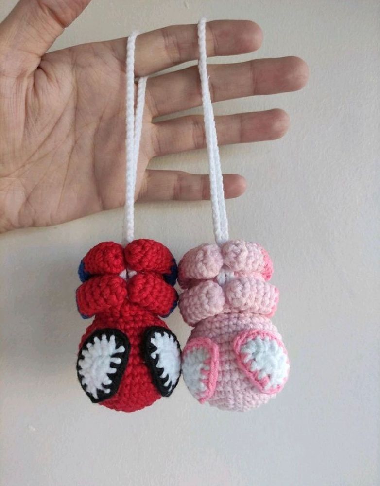 Crochet Spider-Man Keychain!!