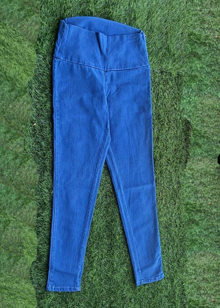 Blue Skinny Jeggings