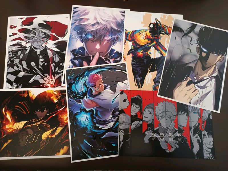 Pack Of 6 Anime Posters