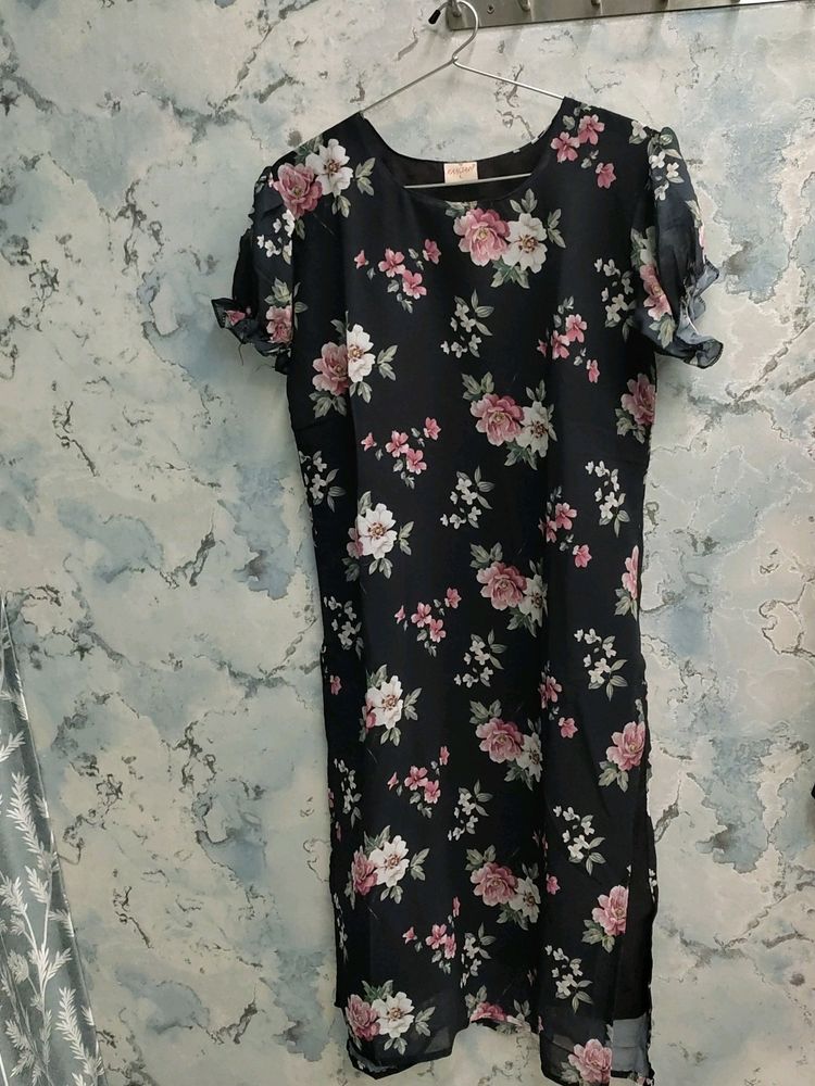 Floral Georgette Kurti