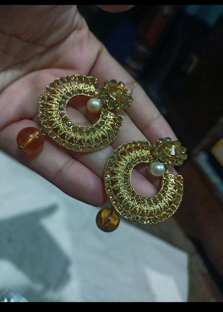 Combo Of Earings And Ring