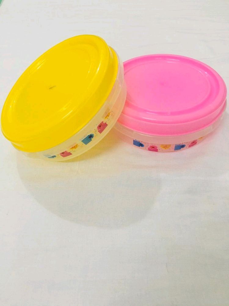 All Purpose Plastic Containers Set Of 2