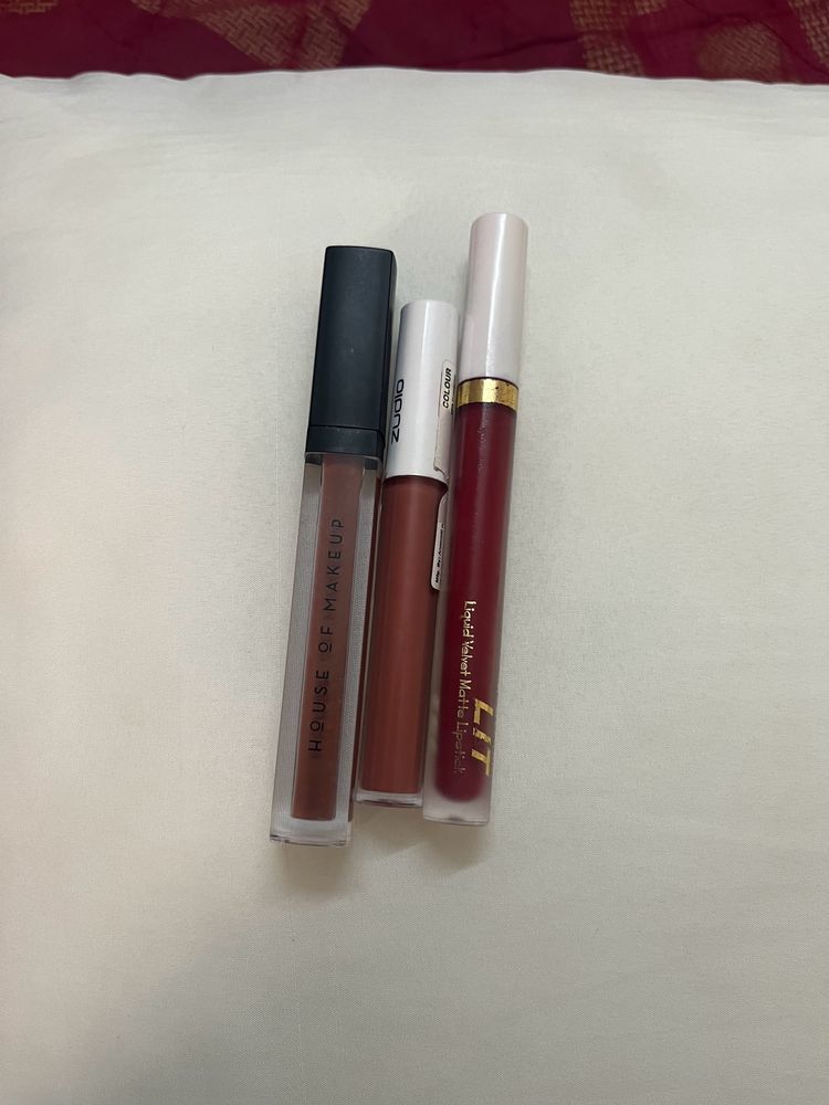 Combo Of Three Lipsticks