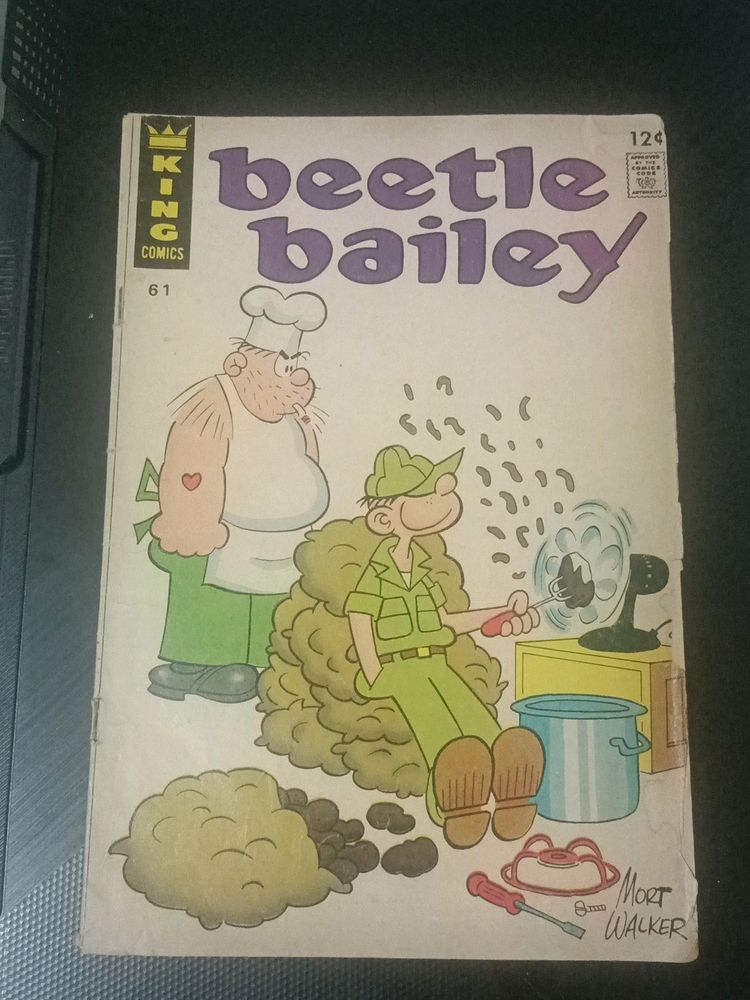 Vintage 1967 Beetle Bailey #61 USA Comic