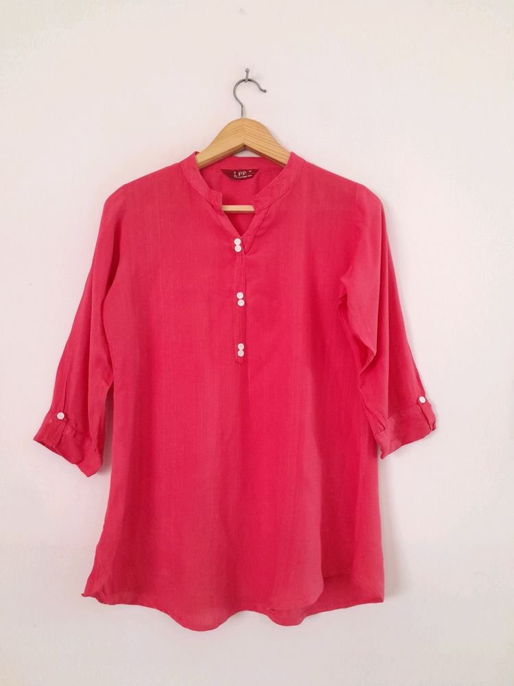 Pink Casual Top (Women's)