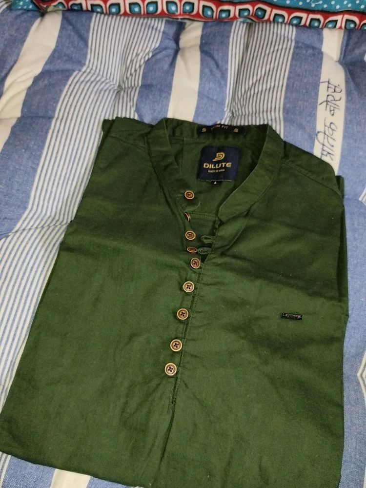 It's Olive Green Kurta