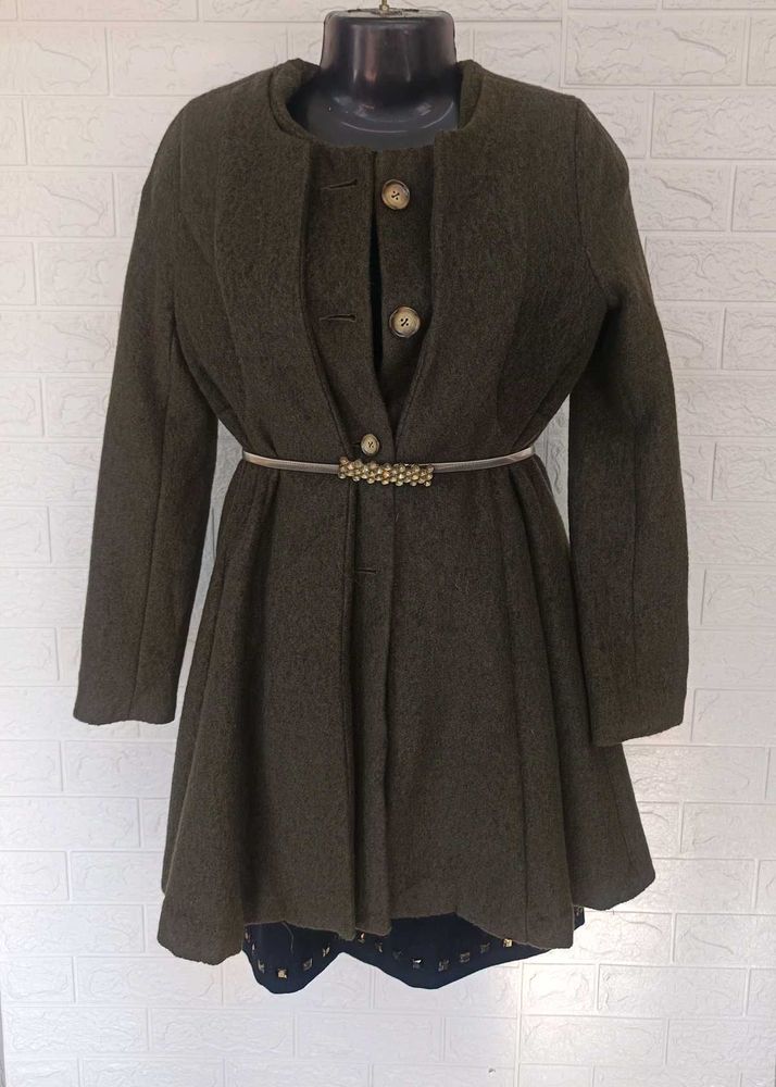 Imported Olive Green Coat