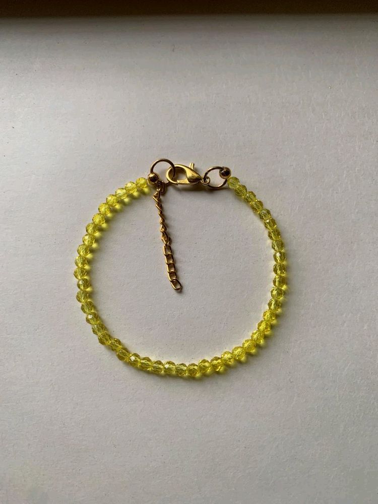 Yellow Crystal Bracelet