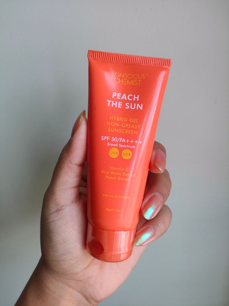 Concious Chemist Peach Sunscreen