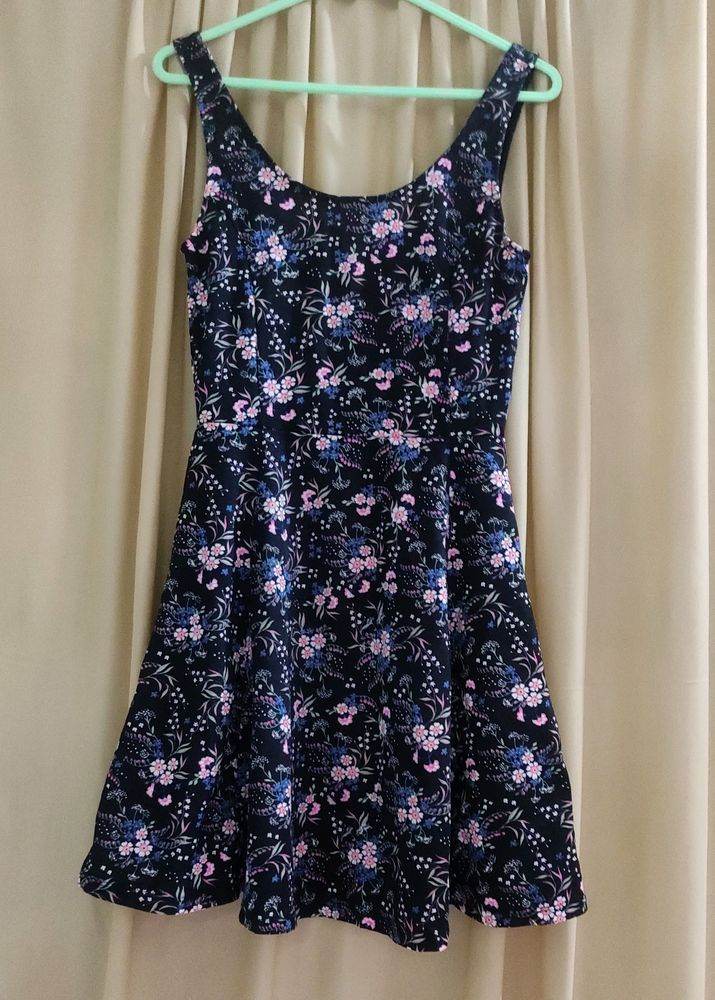 H & M Divided Floral Dress