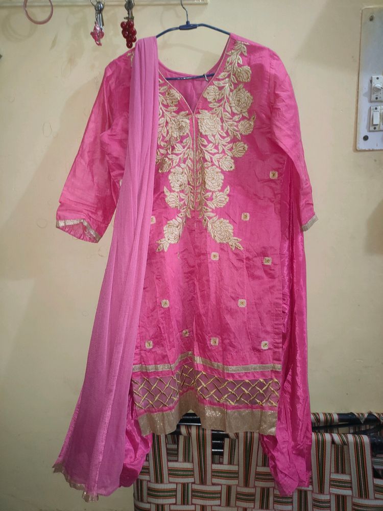 Rose Pink Kurta Set