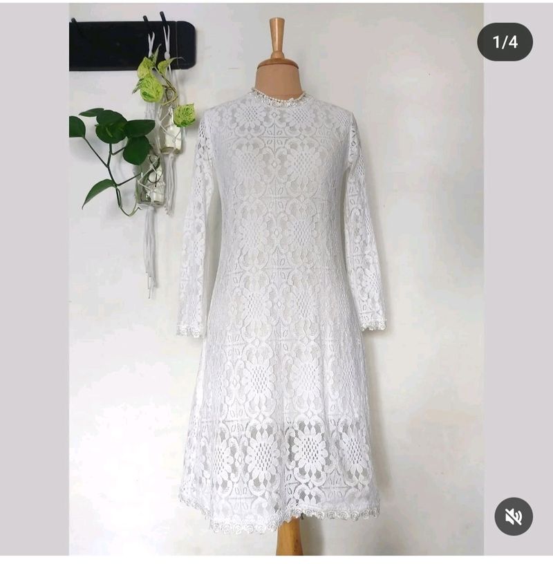 White Lace Dress