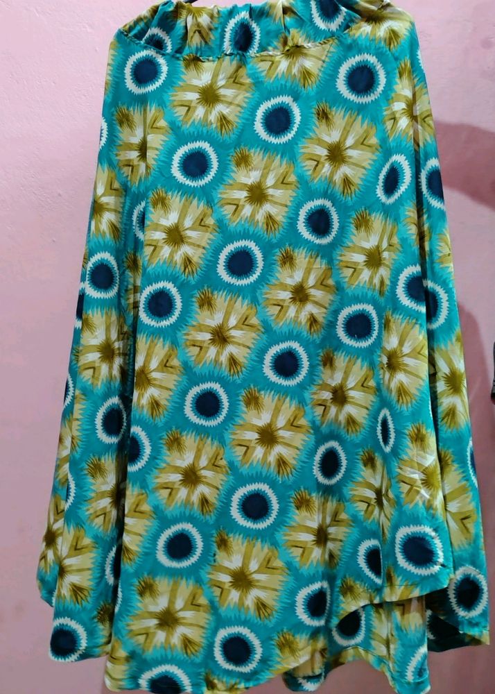 Simple Sea Green Skirt