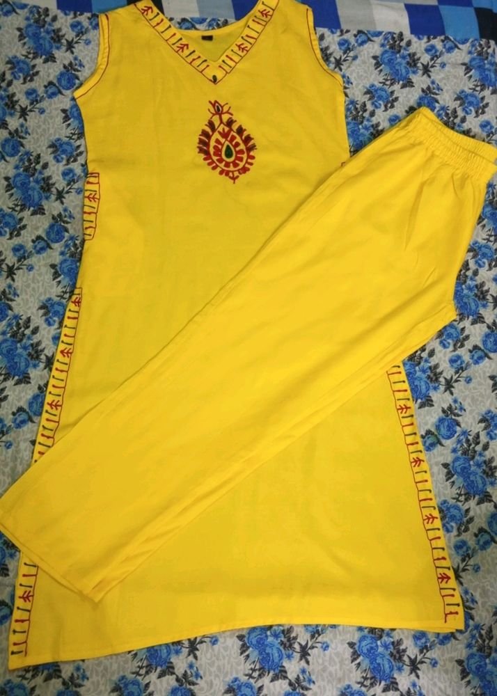 New/Unused A Line Kurti With Plazo