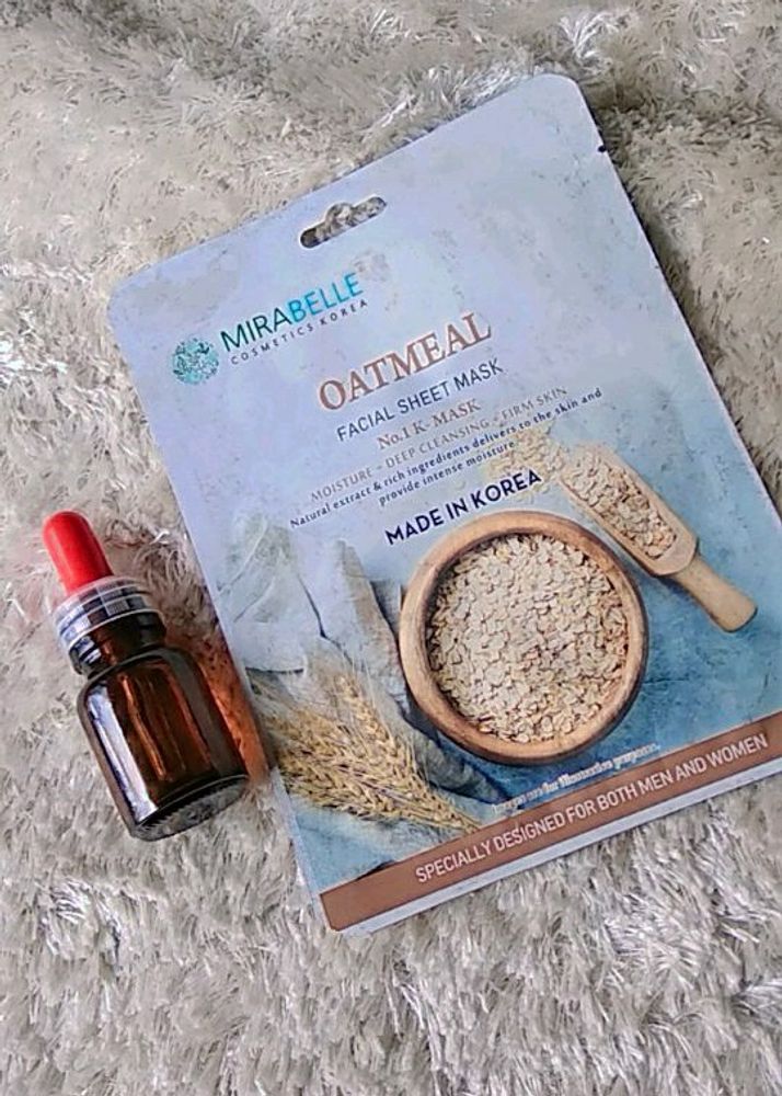 Mirabella 🌾Oatmeal Sheet Mask Serum