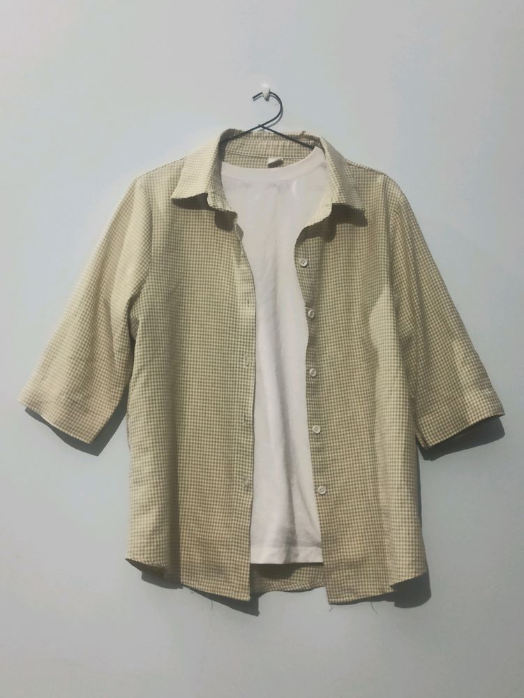 Aesthetic Beige Shirt ONLY..