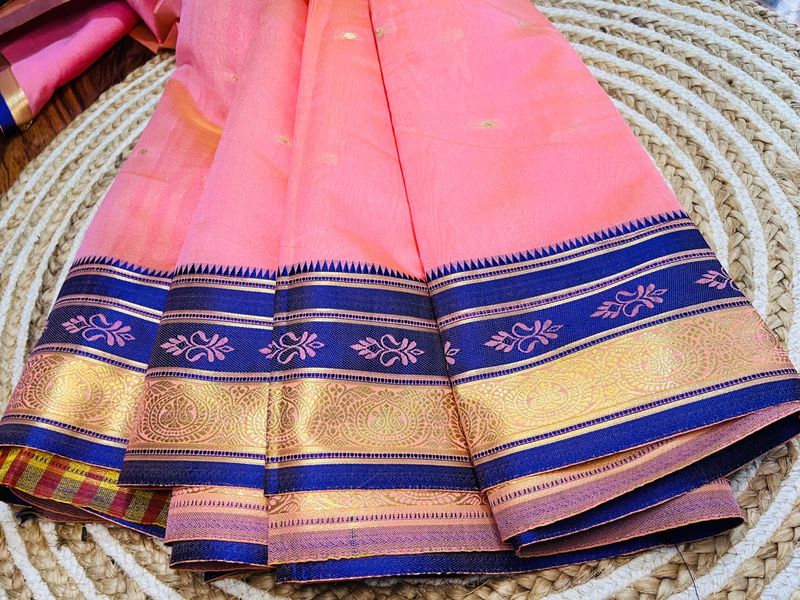 Elegant New Pink Saree