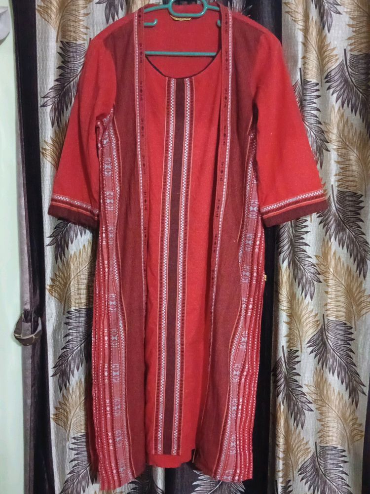 Aurelia Kurti With Attached Jacket