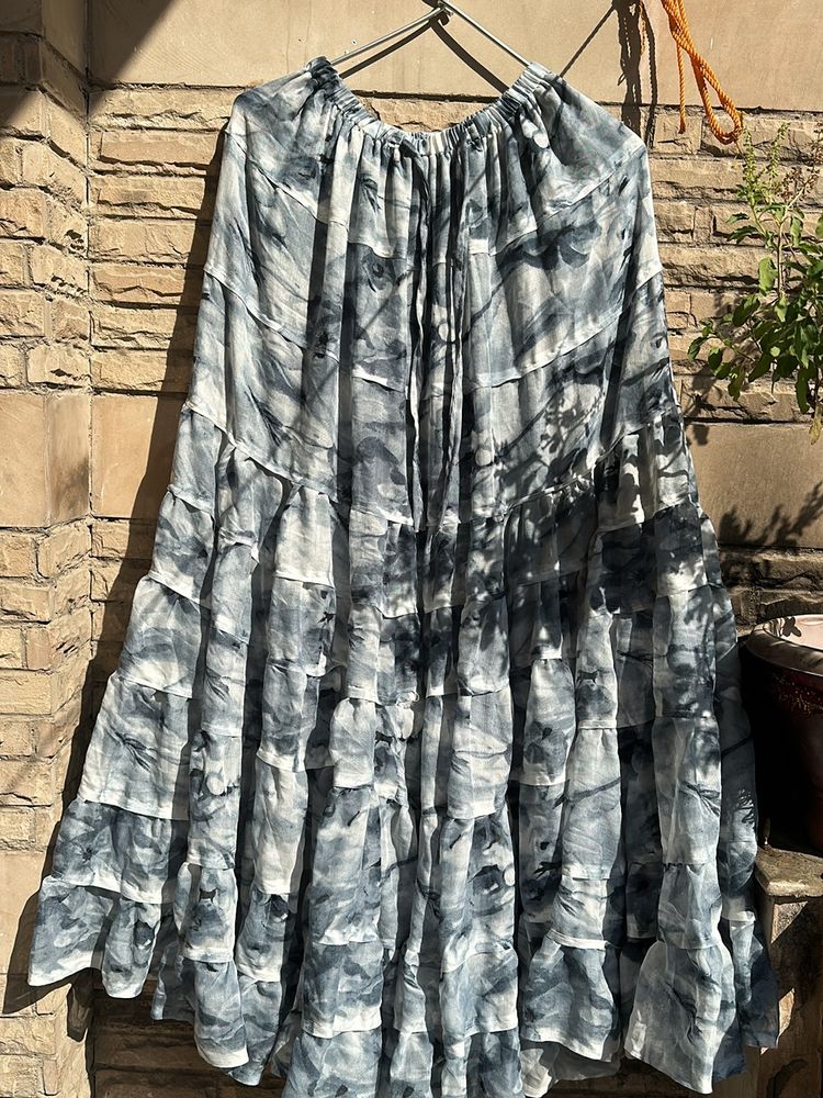 Flowy Tiered Maxi Skirt