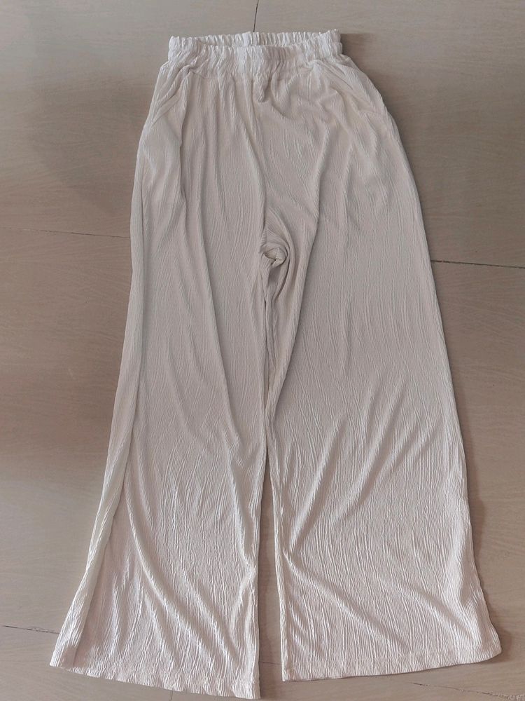 Palazzo Formal Pants With Side Slits And Pockets